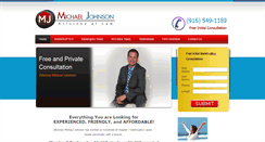 Desktop Screenshot of michaeljohnsonlaw.com